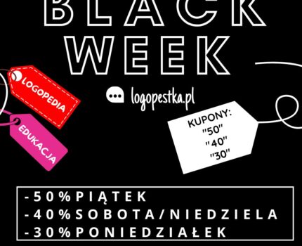 BLACK WEEK U LOGOPESTKI