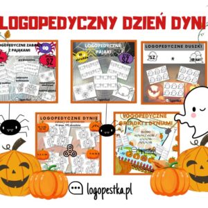 PAKIET Logopedyczny DZIEŃ DYNI | HALOWEEN | jesień| logopedia